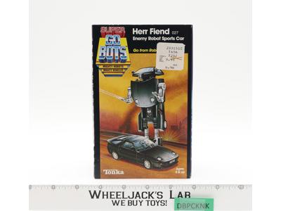 Herr Fiend 100% Complete W/Box Super Gobots Go-Bots 1984 Tonka NEW MIB