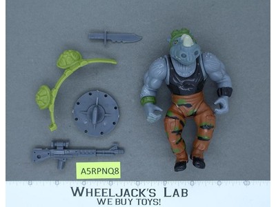 Rocksteady SOFT HEAD Complete Teenage Mutant Ninja Turtles TMNT Playmates 1988