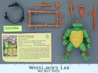 Raphael SOFT HEAD 100% Complete Teenage Mutant Ninja Turtle Playmates 1988