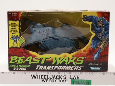 B'Boom 100% Complete W/Box & Insert Transformers Beast Wars 1997 Hasbro MIB