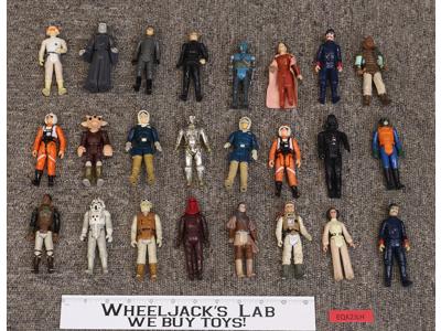 Lot of 24 (#2) Star Wars 1970s-1980s Kenner Vintage Action Figures