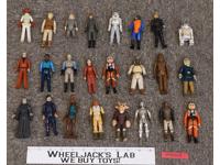 Lot of 24 (#3) Star Wars 1970s-1980s Kenner Vintage Action Figures