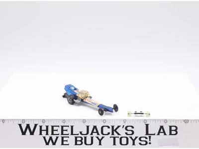 Mongoose Fuel Dragster Blue 1970 1971 Hot Wheels Mattel Blackwall w/ Wheelie Bar