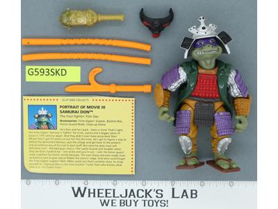 Samurai Don Movie III 100% Complete Teenage Mutant Ninja Turtles TMNT 1993