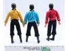 Lot of 3 Star Trek Captain Kirk Mr. Spock Mr. Scott 1974 Mego Vintage 8" Figures