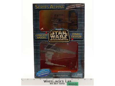 X-Wing Fighter Concept Design Star Wars Action Fleet Series Alpha Micro Machines