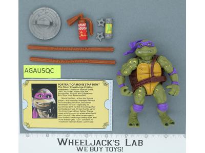 Movie Star Don Teenage 100% Complete Mutant Ninja Turtle 1992 Playmates Figure