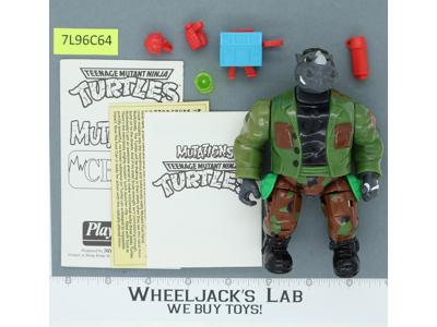 Mutations Mutatin' Rocksteady Complete TMNT 1992 Playmates Vintage Action Figure