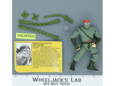 Movie Star Foot Soldier 100% Complete Teenage Mutant Ninja Turtle 1992 Playmates