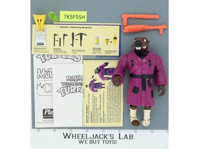 Mutations Mutatin' Splinter 100% Complete TMNT 1992 Playmates Vintage Action