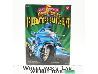 Triceratops Battle Bike MMPR Power Rangers 1993 Bandai Action Figure Vehicle