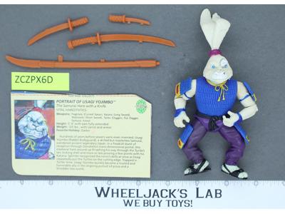 Usagi Yojimbo 100% Complete Teenage Mutant Ninja Turtle TMNT 1989 Playmates