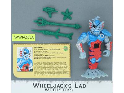 Merdude 100% Complete Teenage Mutant Ninja Turtle TMNT Playmates 1992 Vintage