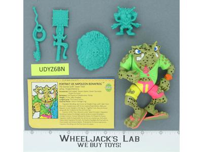 Napoleon Bonafrog 100% Complete Teenage Mutant Ninja Turtles TMNT 1990 Vintage