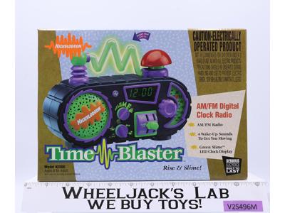 Time Blaster AM/FM Digital Clock Radio 1996 Nickelodeon Vintage NEW SEALED