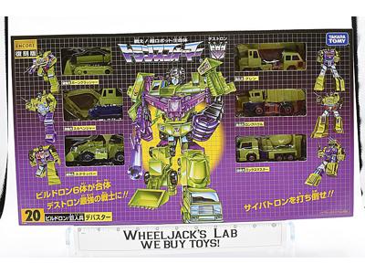 Devastator 20 Giftset Takara Tomy Encore Reissue G1 Transformers Action Figure