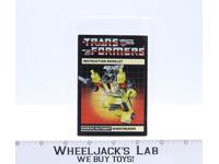Sunstreaker Action Figure Instruction Manual Booklet 1984 Hasbro G1 Transformers