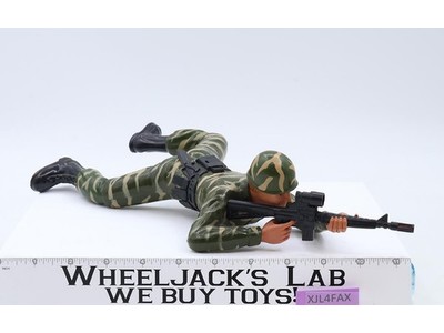 Crawling Army Man Battery Operated 1987 Regency Inc Vintage 12" Action Figure