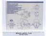 Cobra Flight Pod 1985 ORIGINAL Instructions Blueprints G.I. Joe Hasbro Vehicle