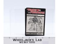 Topspin Instructions Manual Booklet 1985 Hasbro G1 Transformers