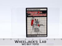 Ultra Magnus Instructions Manual Booklet 1986 Vintage Hasbro G1 Transformers