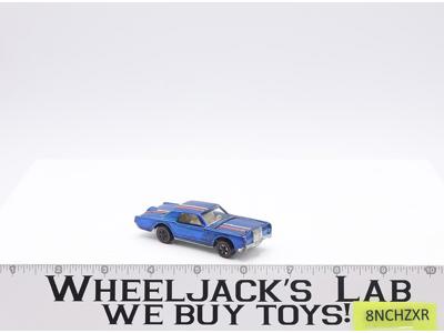 Custom Continental Mark III Metallic Blue 1969 Redline Hot Wheels Mattel