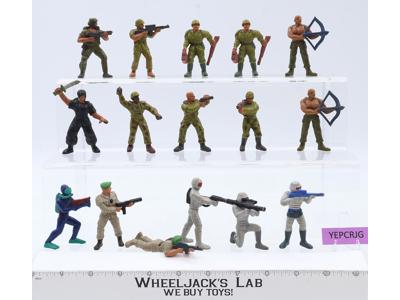 Lot of 16 Soldiers GUTS! 1986 Mattel Military Vintage Action Figures