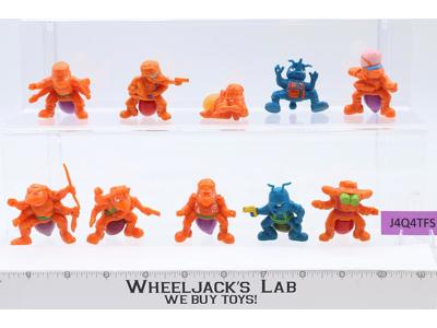 Lot of 10 Blue & Orange Army Ants 1987 Hasbro Vintage Action Figures