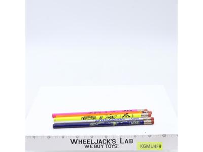 Lot of 5 Atari Pencils 1980s Vintage Unused Battlezone Asteroids Tempest