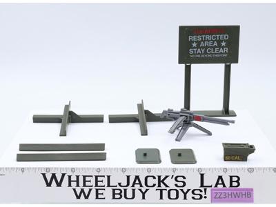 Machine Gun Defense Unit 100% Complete GI Joe 1984 Hasbro Action Figure Playset