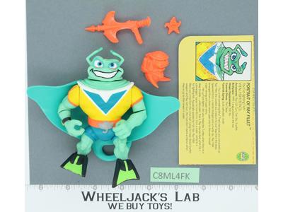 Ray Fillet 100% Complete Teenage Mutant Ninja Turtles TMNT 1990 Playmates Action