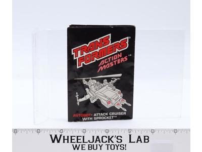 Attack Cruiser w/ Sprocket Action Figure Instruction Manual 1989 G1 Transformers