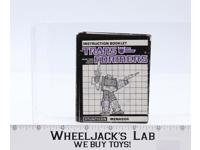 Menasor Stunticons Giftset Instruction Manual Booklet 1985 G1 Transformers