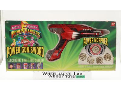 Power Gun/Sword + Power Morpher WORKS Mighty Morphin Power Rangers 1993 Bandai