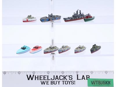 Lot of 10 Boats 1988-89 Vintage Galoob Micro Machines