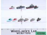 Lot of 10 Boats 1988-89 Vintage Galoob Micro Machines