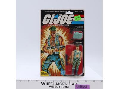 Gung-Ho 34 Back GI Joe 1985 Hasbro Vintage Action Figure NEW MOSC SEALED