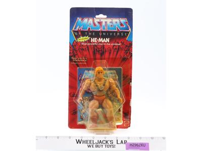 He-Man 12-Back Masters of the Universe MOTU 1982 Mattel Vintage NEW SEALED