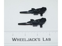 Predaking Rampage 2x Guns Lasers 1986 Vintage G1 Transformers Action Figure