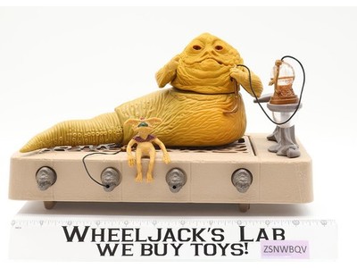 Jabba the Hutt Throne Room 100% Complete Star Wars ROTJ 1983 Kenner Playset