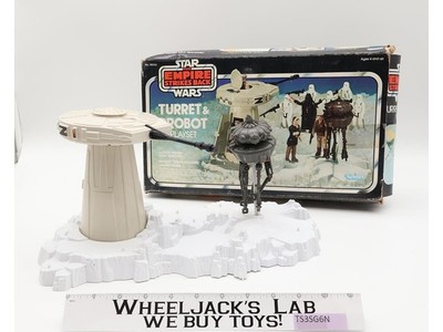 Turret & Probot 100% Complete W/Box Star Wars ESB 1980 Kenner Vintage Playset