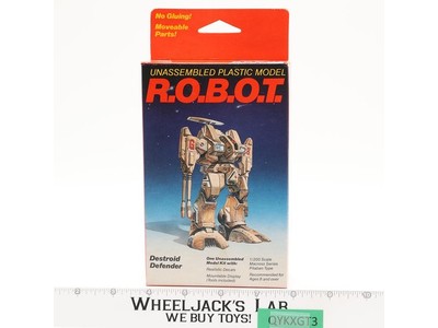 Destroid Defender ROBOT 1985 Testors Vintage 1/200 Scale Model Kit NEW SEALED