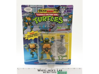 Head Droppin' Leo Teenage Mutant Ninja Turtles 1991 TMNT Playmates NEW SEALED