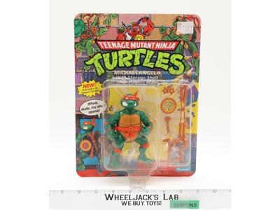 Michaelangelo Storage Shell TMNT Turtles 1991 Playmates Action Figure NEW SEALED