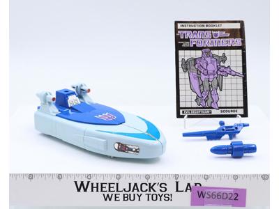 Scourge 100% Complete 1986 Vintage G1 Transformers Action Figure