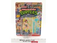 April Ninja Newscaster Teenage Mutant Ninja Turtles TMNT 1992 Playmates NEW MOSC