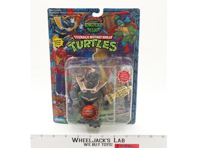 Gatekeeper Rocksteady Warriors of the Forgotten Sewer Turtles 1994 TMNT NEW MOSC