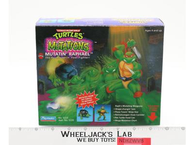Mutatin' Raphael TMNT Mutations 1992 Playmates Action Figure NEW MISB SEALED