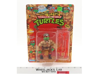 Sewer Scout Raph Wacky Wild West TMNT 1992 Playmates Action Figure NEW SEALED