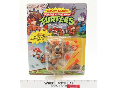Creepy Crawlin' Splinter Wacky Action TMNT 1990 Playmates Figure NEW SEALED